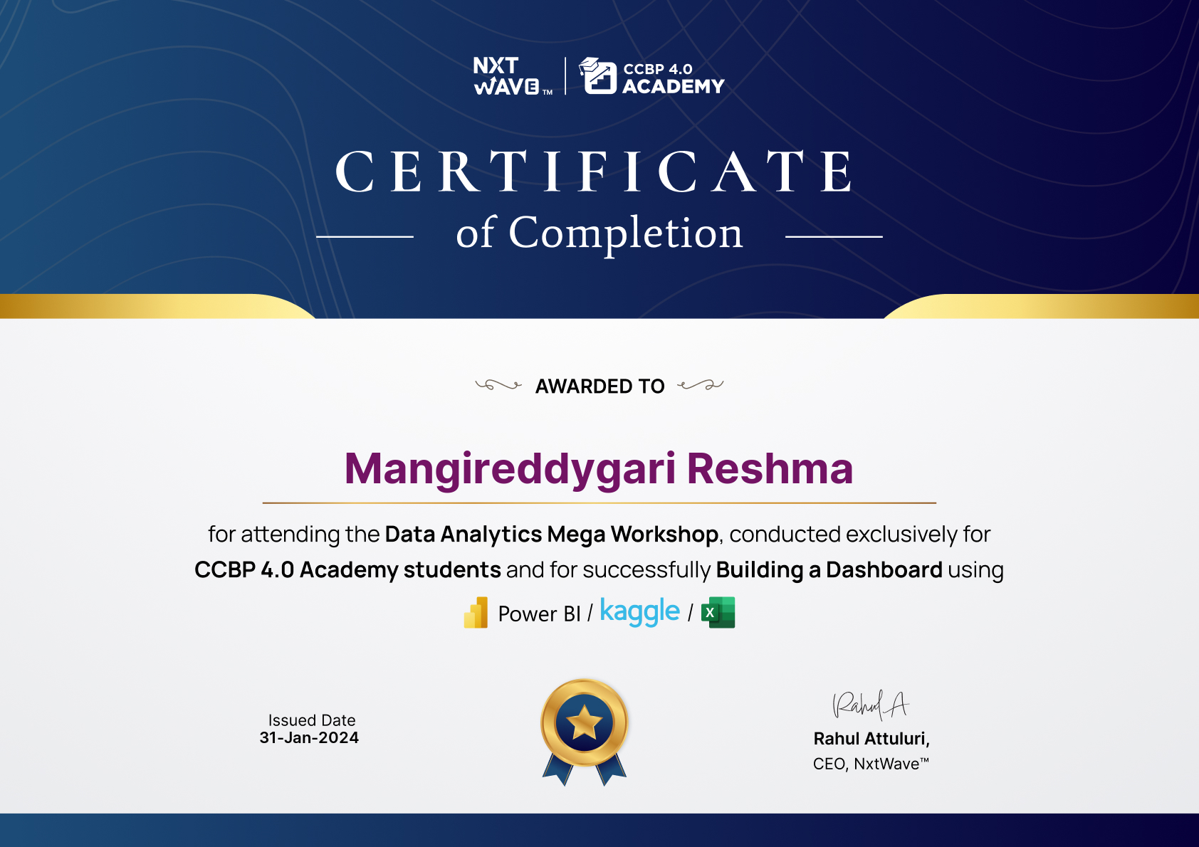Reshma Mangireddygari Portfolio